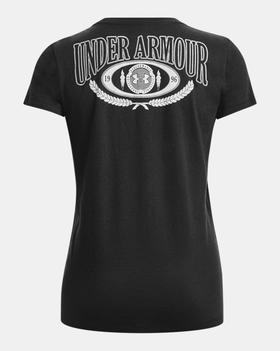 Camiseta de manga corta UA Collegiate Varsity para mujer, Black, pdpMainDesktop image number 5